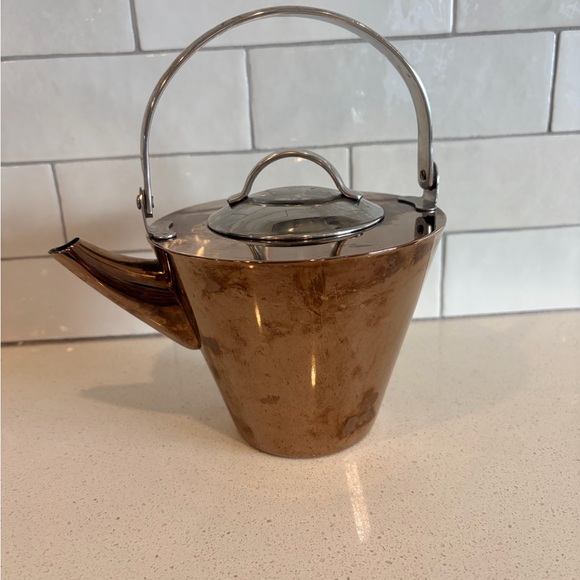 Vintage IL Mulino New York Tea Pot Stainless Steel Infusion - Picture 5 of 10